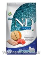 Psi - krmivo - N&D OCEAN DOG Adult Mini Salmon & Cod & Melon